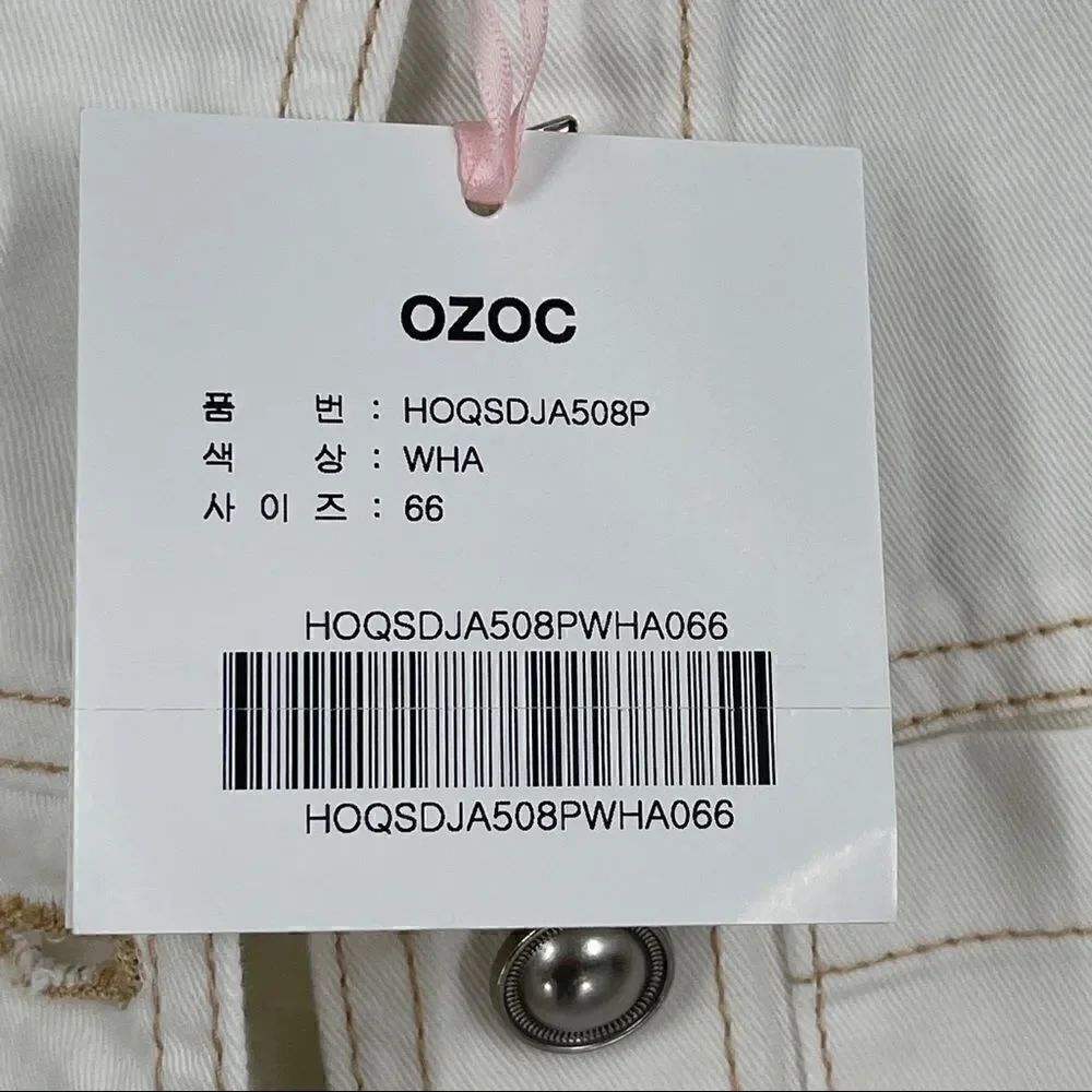 OZOC WHITE DENIM JACKET - Picture 3 of 7